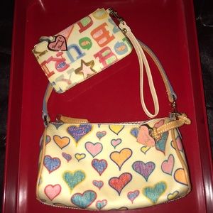 Dooney and Bourke Mini Bag and Wristlet